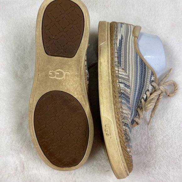 Ugg Women's Eyan II Serape Blue Lace Up Sneakers Size 8 - Picture 11 of 13